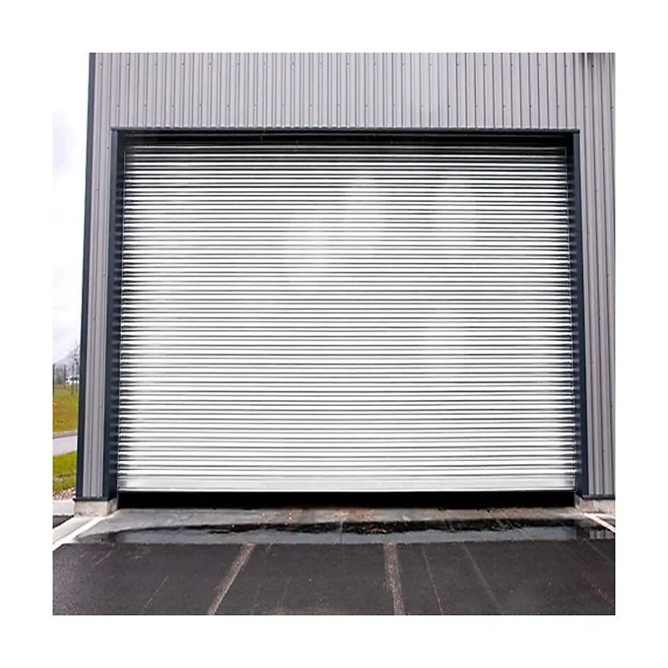 4M Rideau Métallique Blanc RAL9010 Motorisé 220V Lames Pleines 7/10ème L2500 H1500 CLASSIC