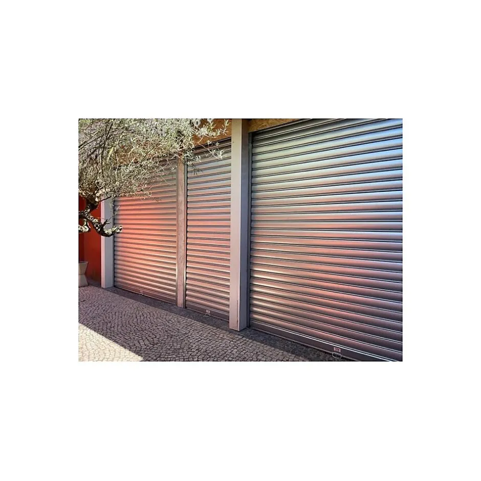 Rideau Métallique Galvanisé Motorisé 220V Lames Pleines 7/10ème L4500 H3500 CLASSIC-4M Sale