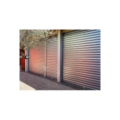 Rideau Métallique Galvanisé Motorisé 220V Lames Pleines 9/10ème L5500 H2500 PREMIUM-4M Hot