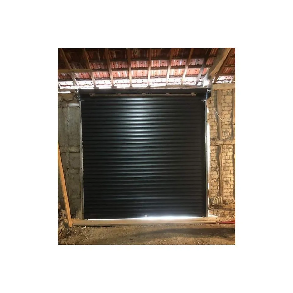 Rideau Métallique Gris RAL7016 Motorisé 220V Lames Pleines 7/10ème L3000 H4500 CLASSIC-4M Online