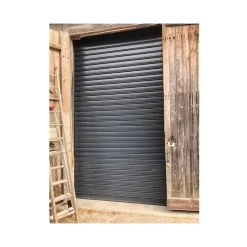 Rideau Métallique Gris RAL7016 Motorisé 220V Lames Pleines 7/10ème L1500 H1500 CLASSIC-4M New