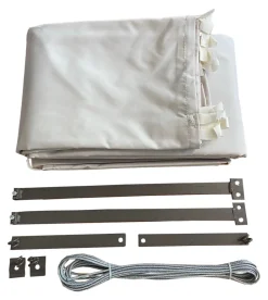 RIDEAUX D'OMBRAGE POUR PERGOLA LUBERON-Couleurs Du Monde New