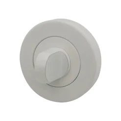 Rosace de fonction rond à visser à condamnation Duod acier mat blanc Ø52mm- Sale