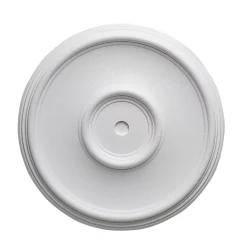 Rosace polystyrène Elsa ø35 cm blanc