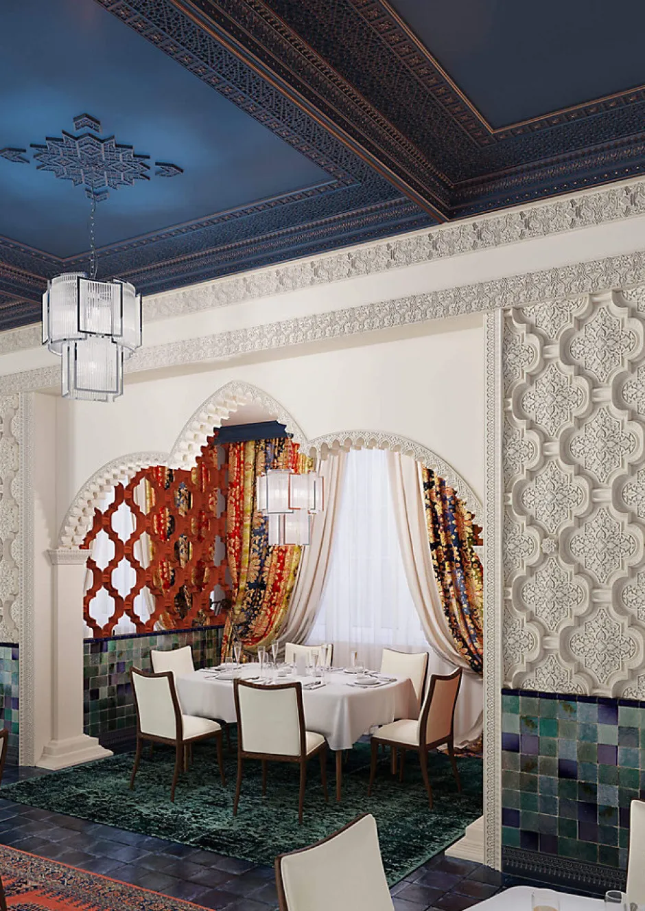 Rosace 157501 Dalle de plafond Élément décoratif 3d panneau mural 53,5 x 53,5 cm-Profhome Hot