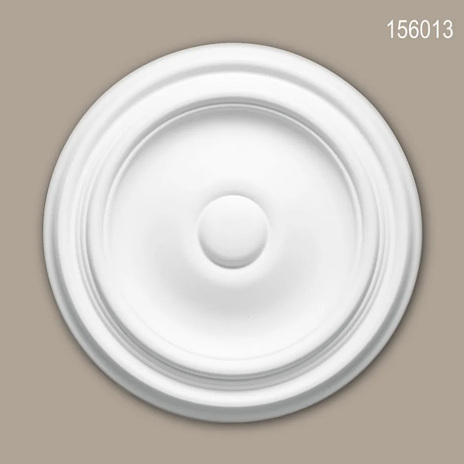 Profhome Rosace 156013 Élement décorative Élement pour plafond diametre 26 cm