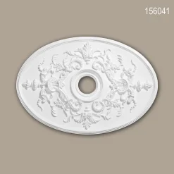 Profhome Rosace 156041 Élement décorative Élement pour plafond 78,5 x 54,4 cm