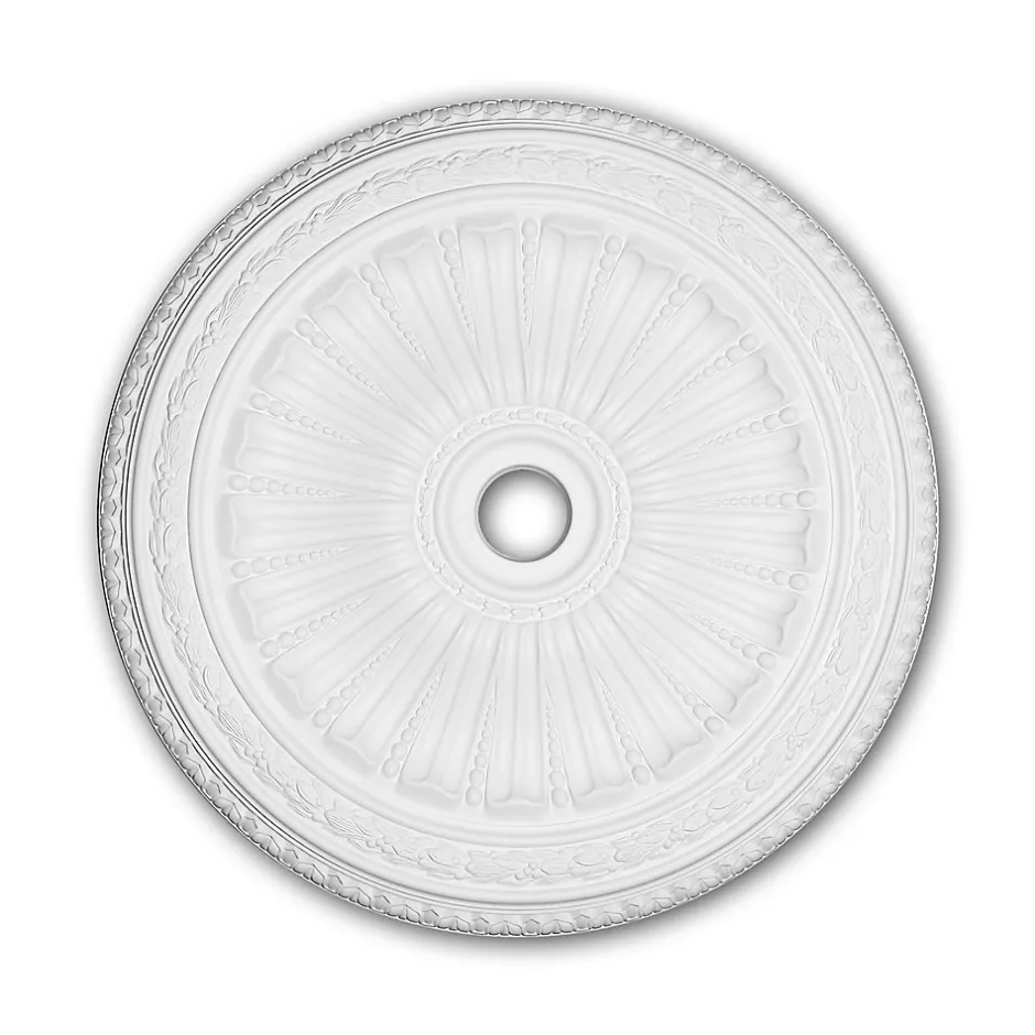 Profhome Rosace 156036 Élement décorative Élement pour plafond diametre 88,7 cm
