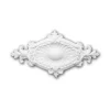 Profhome Rosace 156043 Élement décorative Élement pour plafond 58,5 x 31,5 cm
