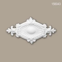 Profhome Rosace 156043 Élement décorative Élement pour plafond 58,5 x 31,5 cm