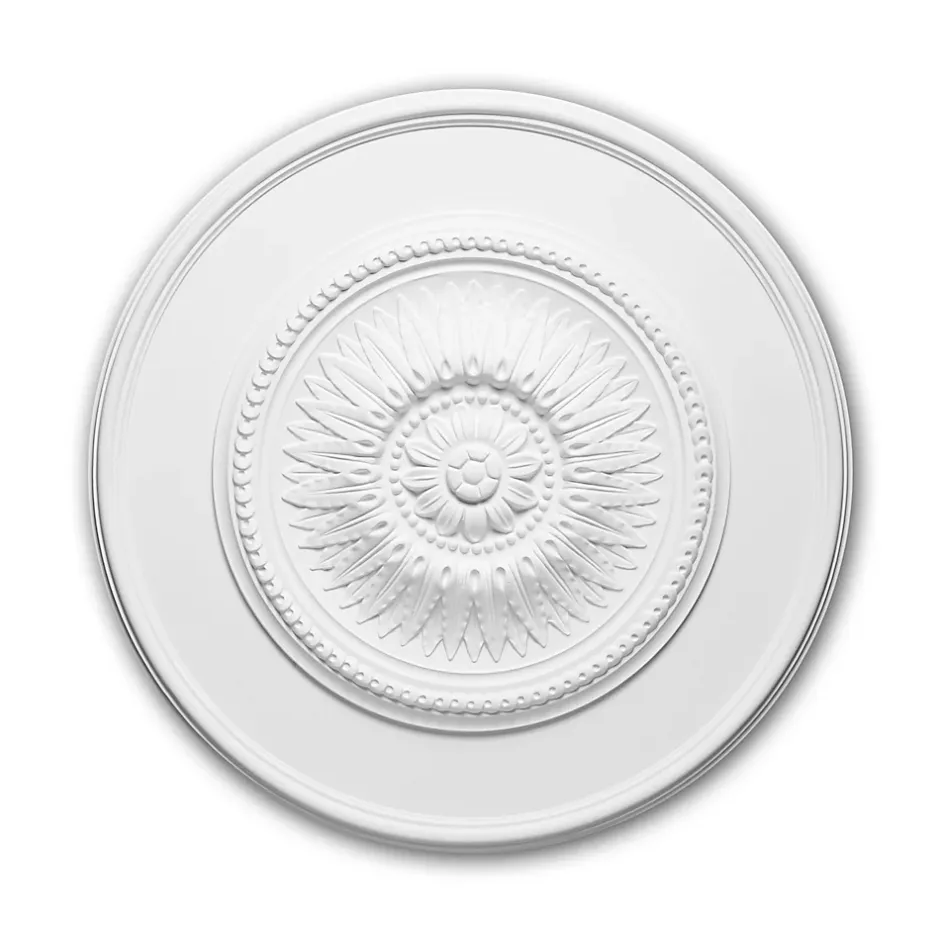 Profhome Rosace 156023 Élement décorative Élement pour plafond diametre 59 cm
