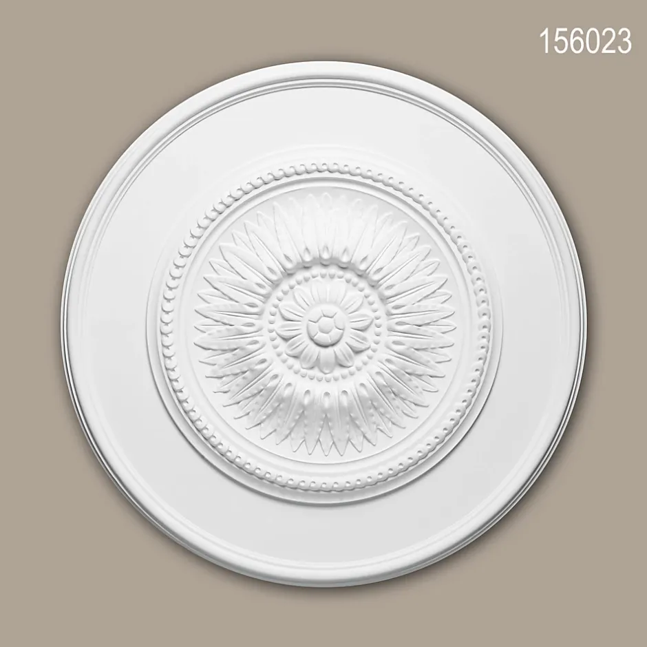 Profhome Rosace 156023 Élement décorative Élement pour plafond diametre 59 cm