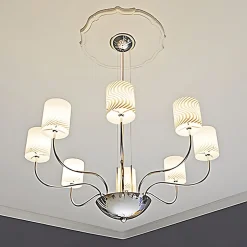 Profhome Rosace 156016 Élement décorative Élement pour plafond diametre 48 cm