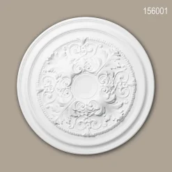 Profhome Rosace 156001 Élement pour plafond Élement décorative diametre 69,5 cm