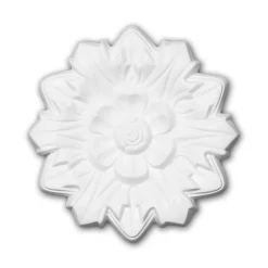 Profhome Rosace 156011 Élement pour plafond Élement décorative diametre 19,8 cm