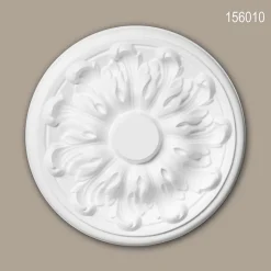 Profhome Rosace 156010 Élement pour plafond Élement décorative diametre 19,3 cm
