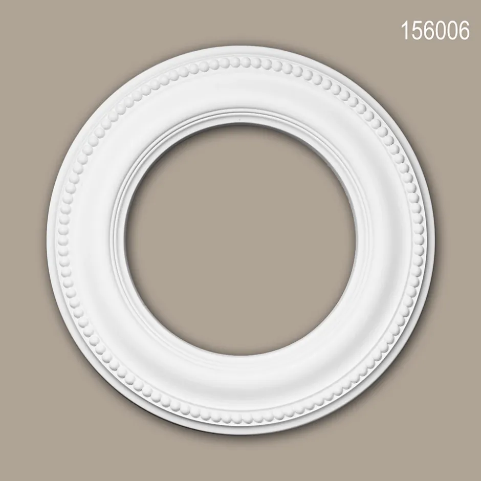 Profhome Rosace 156006 Élement pour plafond Élement décorative diametre 33 cm