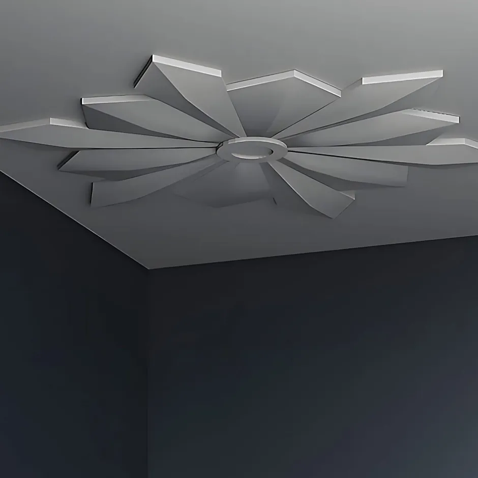 Profhome Rosace 156806 Médaillon Élément décoratif diametre 76 cm