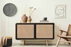 Nordlinger Pro Rouleau de toile en jute en fibre naturelle 120 X 60 cm