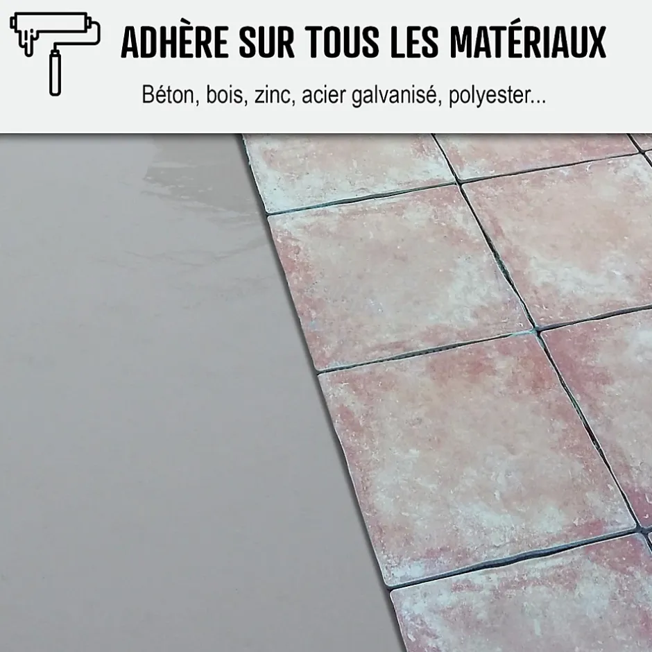 Résine d'étancheite sous carrelage extérieur pour support avec pente - ARCAFILM SC Gris - 10 L --Arcane Industries Hot