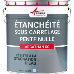 Résine d'étanchéité sous carrelage polyuréthane - Pente Nulle - ARCATHAN SC Gris - 15 kg --Arcane Industries Discount