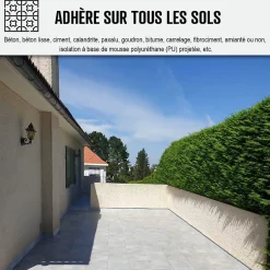 Résine d'étanchéité sous carrelage polyuréthane - Pente Nulle - ARCATHAN SC Gris - 15 kg --Arcane Industries Discount