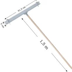 Marshalltown Râteau d'étalement avec manche -