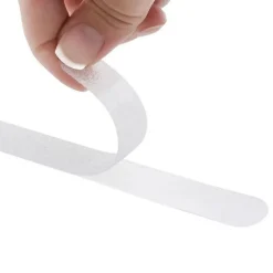 Rubans antidérapants-imperméables En PVC Blanc Arrondi 25 x 150 mm 24 pièces --Floordirekt Best