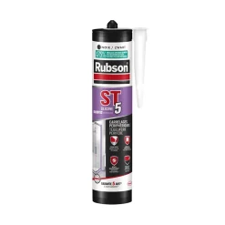 Rubson Mastic ST5 sanitaire multi-usages - Cartouche de 280 ml - Multi usage - GRIS MOYEN