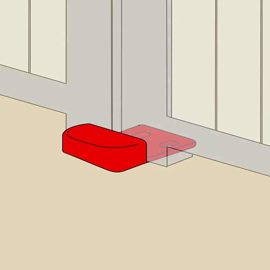 Sabot pour portail battant Afbat noir L.20,5 x P.20,5cm-Afbat - Tb Industrie Sas New