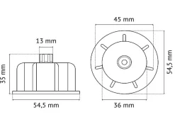 Pavilift Sachet de 15 cadrans de serrage ® 3 à 12 mm