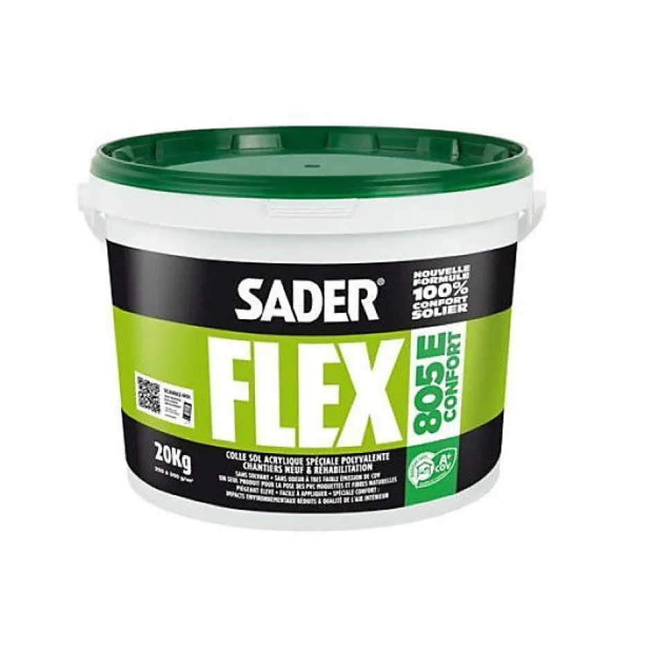 FLEX COLLE 805E colle acrylique polyvalente sol 20KG-Sader Outlet