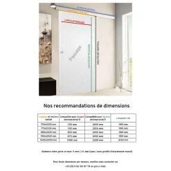 porte coulissante complète en bois - 102x215cm - porte de grange oak - chêne - système ouvert noir-Schulte New