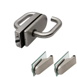 Porte intérieure en verre - 83 x 197 cm - transparent - réversible-Schulte Hot