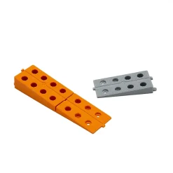 Seau de 50 cales crantées 90 mm et 30 cales crantées 170 mm --Jouplast Best