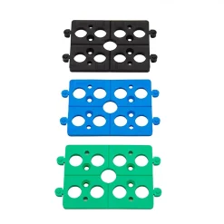 Jouplast Seau de 3 x 100 cales plates universelles sécables en 4 -