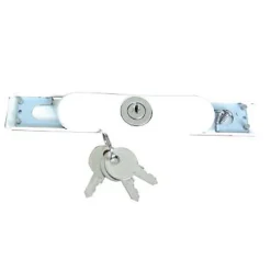 Serrure extra plate blanche pour volet roulant-Afbat Discount