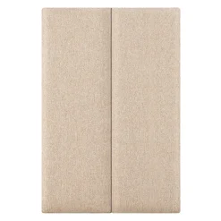 [Neu.Haus] Set de 2 coussins muraux Carpino en tissu 90 x 30 cm beige neu.haus