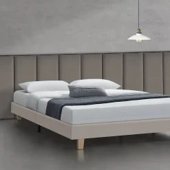 Set de 2 coussins muraux Carpino en velours 90 x 30 cm gris foncé neu.haus-[Neu.Haus] Online