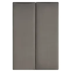 Set de 2 coussins muraux Carpino en velours 90 x 30 cm gris foncé neu.haus-[Neu.Haus] Online