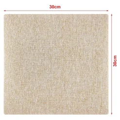 Set de 4 coussins muraux Carpino en tissu 30 x 30 cm beige neu.haus-[Neu.Haus] Online