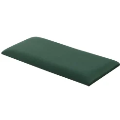 [Neu.Haus] Set de 3 coussins muraux Carpino en velours 60 x 30 cm vert foncé neu.haus