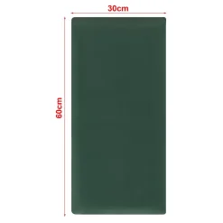 [Neu.Haus] Set de 3 coussins muraux Carpino en velours 60 x 30 cm vert foncé neu.haus