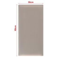 Set de 3 coussins muraux Carpino en velours 60 x 30 cm gris clair neu.haus-[Neu.Haus] Hot