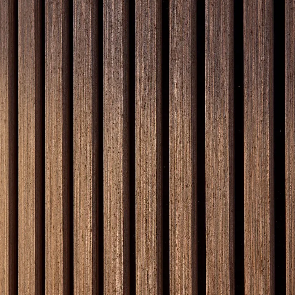 Set de 2 panneaux muraux acoustiques décoratifs en feutrine et MDF noyer 60x120cm - Kyoto-Sweeek Hot