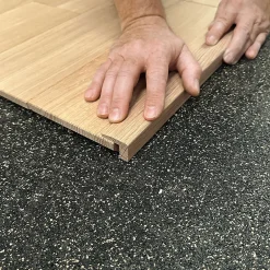 Deschaumes Seuil Arrêt Chêne l. 35mm Long. 2m Parquet Ep. 20mm Brut