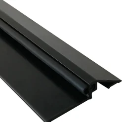 Homewell Seuil de porte (PMR) avec joint, Laqué noir, 1,95m