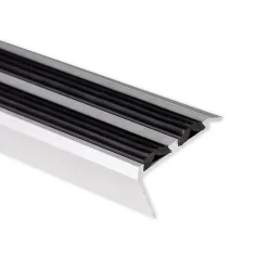 Seuil d'escalier Avec double caoutchouc Power Grip Longueur 90 cm Autocollant Noir --Floordirekt Online