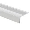 Floordirekt Seuil d'escalier Glory Aluminium anodisé Forme: L Argent M 100 cm