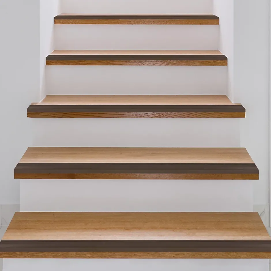 Seuil d'escalier Glory Aluminium anodisé Forme: L Bronze foncé L 134 cm-Floordirekt Best